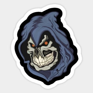 Skull Face Sticker